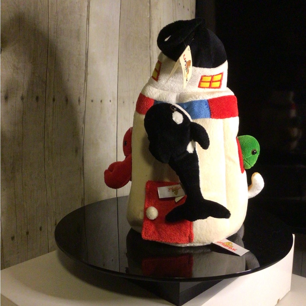 light house plush playset
